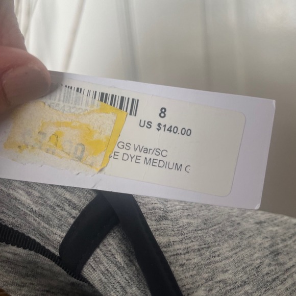 New SoulCycle x Lululemon Warrior Zip Hoodie Gray Size 8 Medium Cycle Yoga - Picture 14 of 16